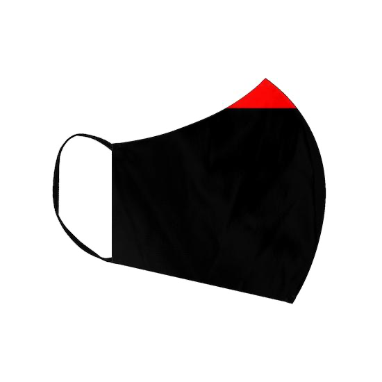 Masker (Hitam-Merah)